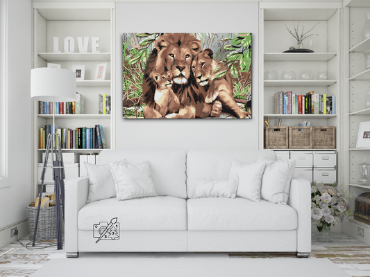 Paint by number - Løvernes Konge