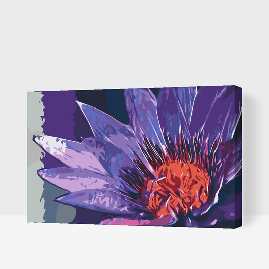 Paint by number - Malet blomst