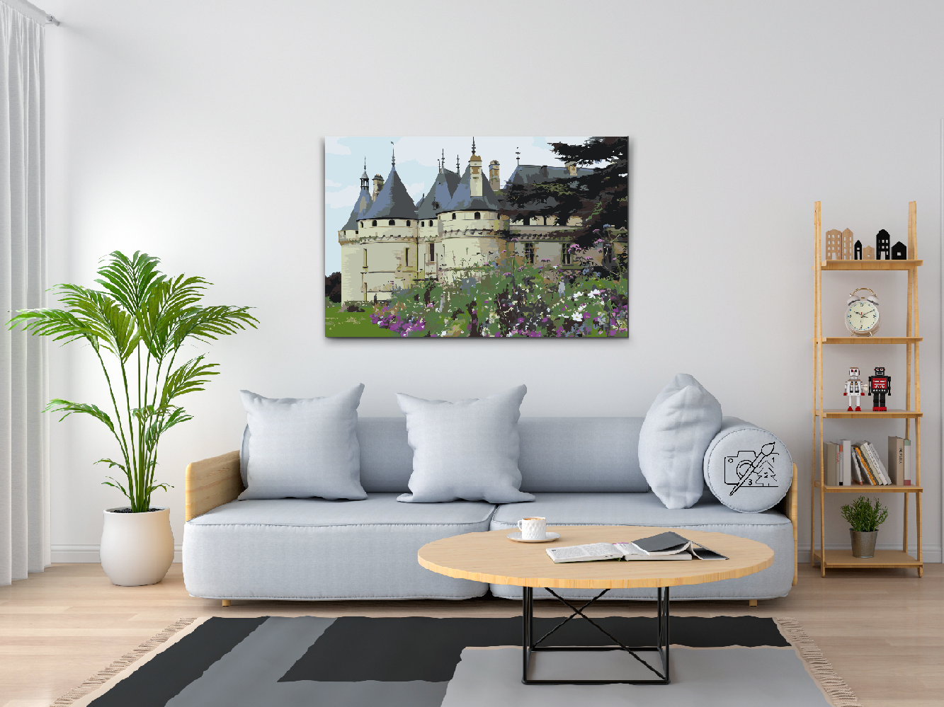 Paint by number - Loire-slottet