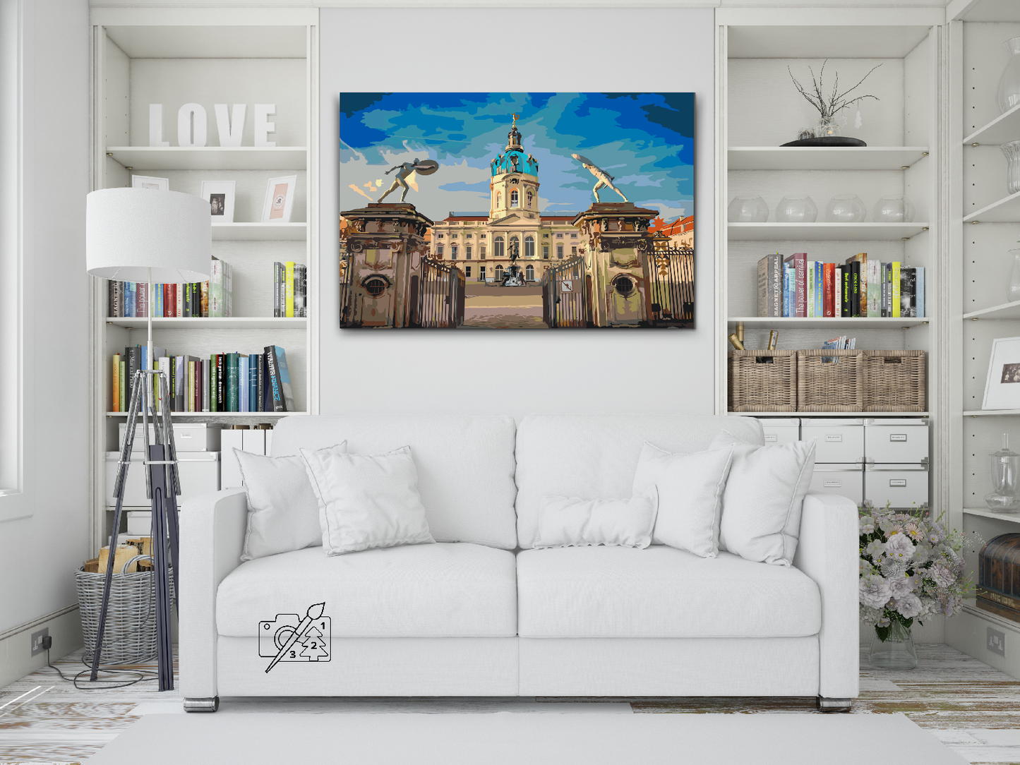 Paint by number - Castle Charlottenburg