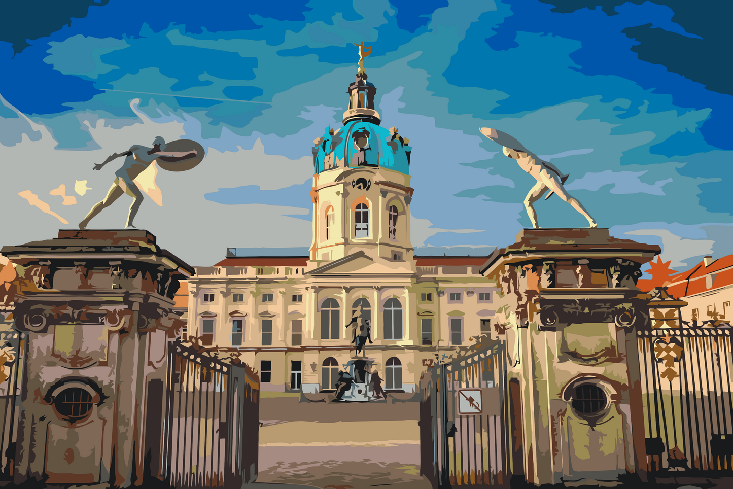 Paint by number - Castle Charlottenburg