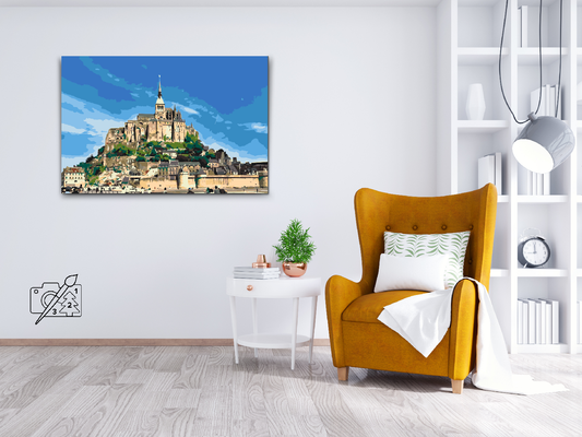 Paint by number - Mont St. Michel
