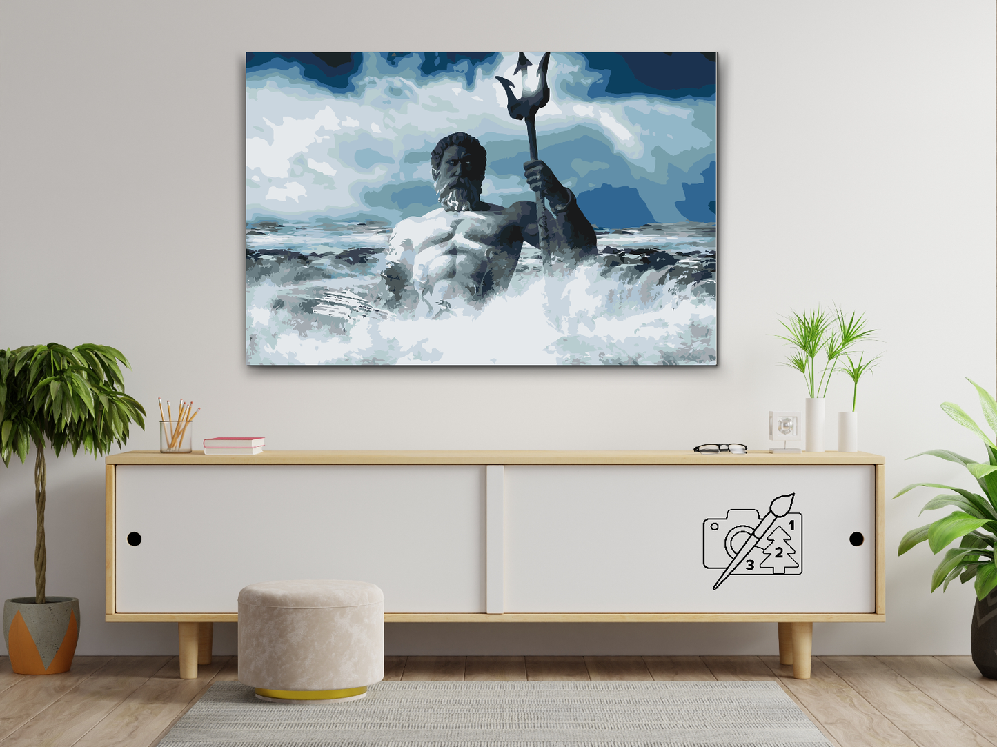 Paint by number - Poseidon