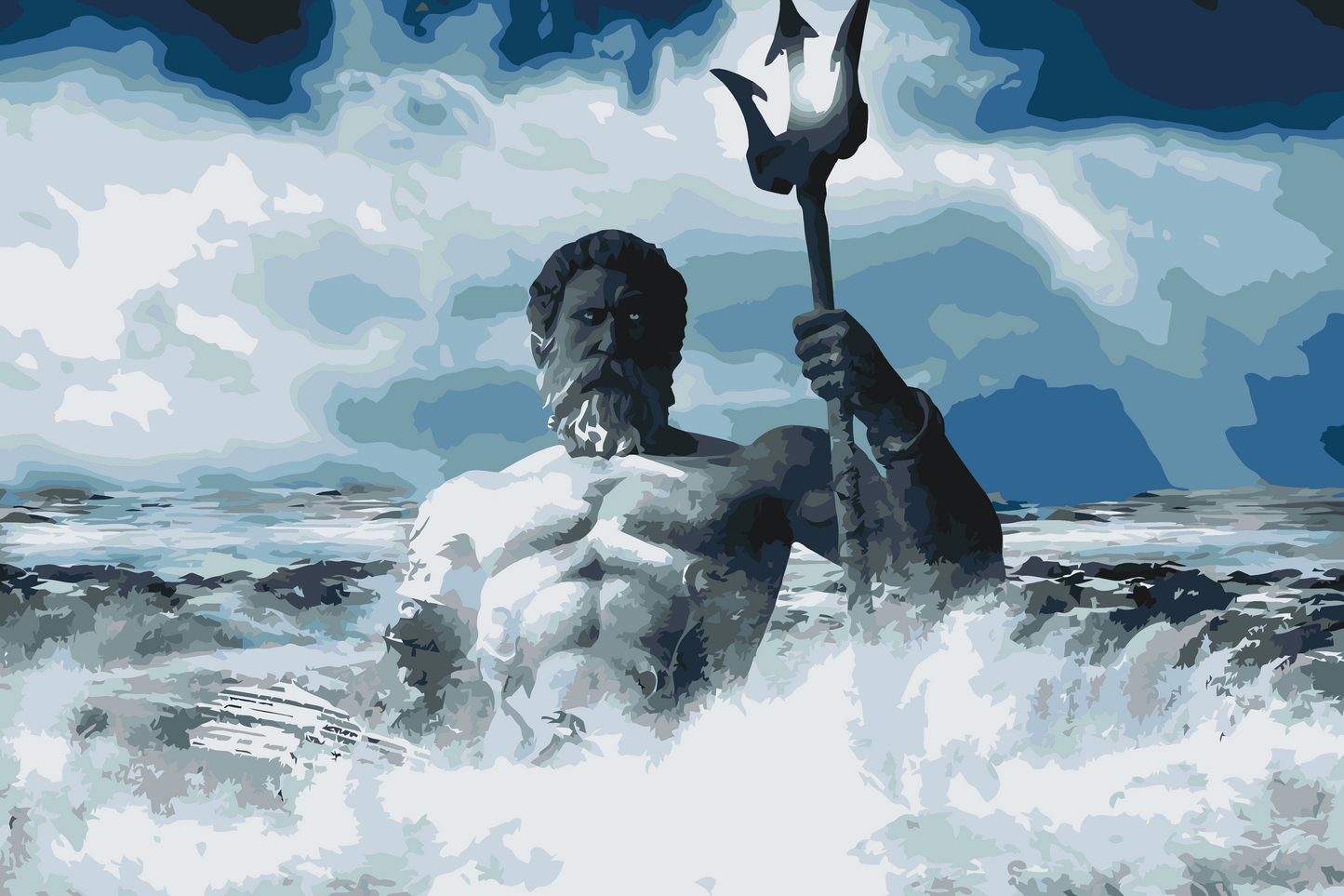 Paint by number - Poseidon