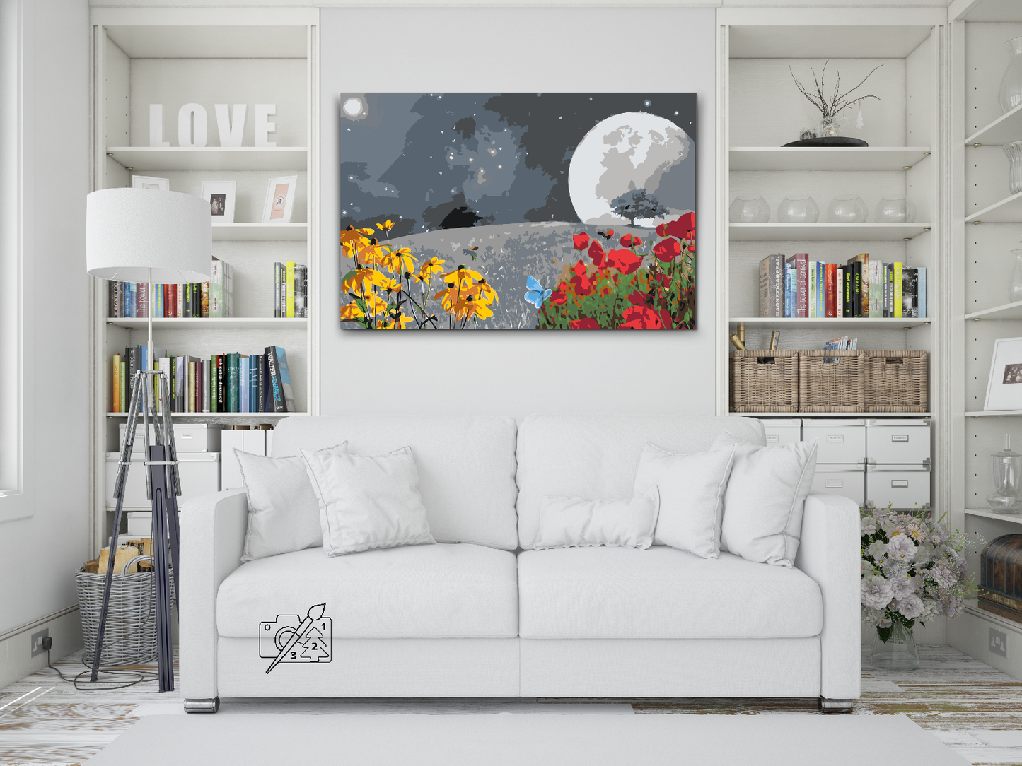 Paint by number - På en eng