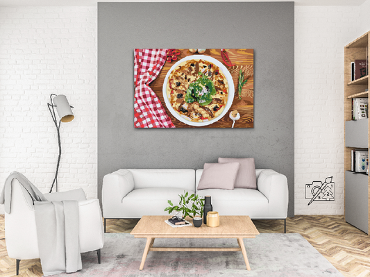 Paint by number - Frisk pizza