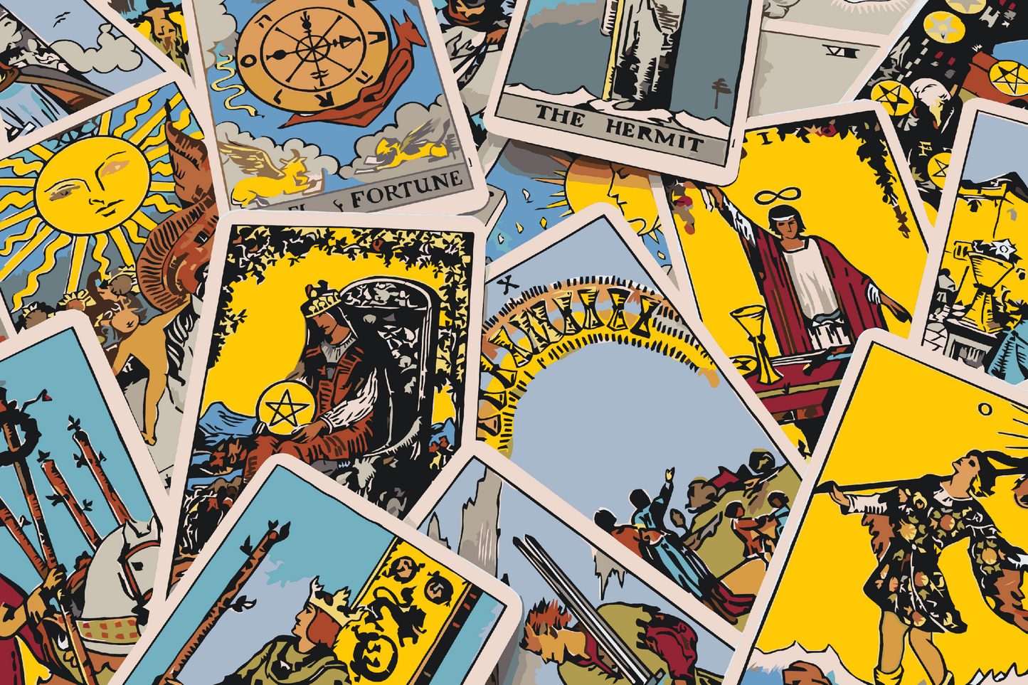 Paint by number - Tarotkort