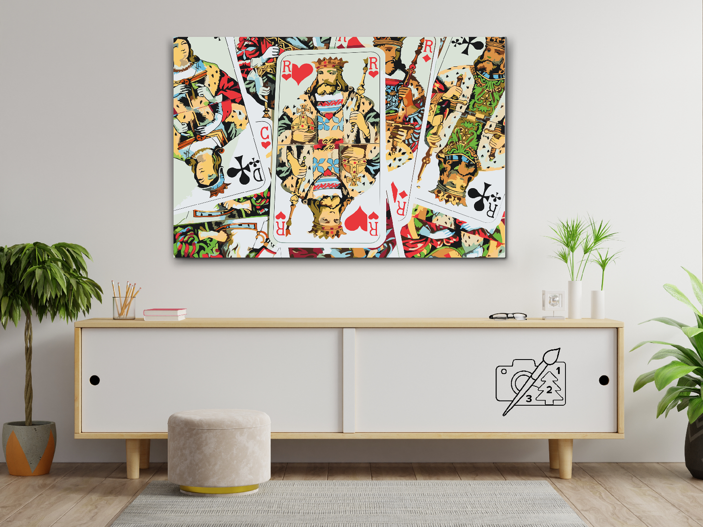 Paint by number - Kongekort