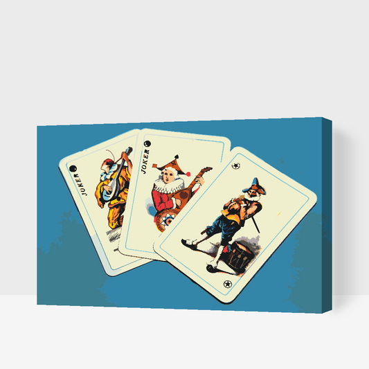 Paint by number - Joker-kort