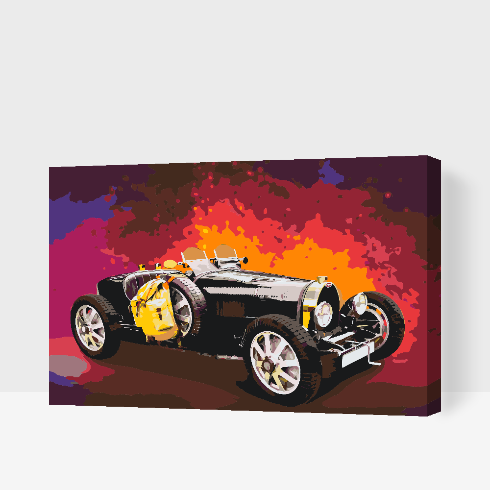 Paint by number - Gul Rygsæk