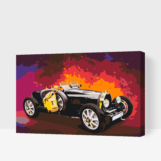 Paint by number - Gul Rygsæk