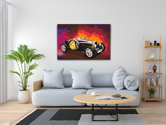 Paint by number - Gul Rygsæk