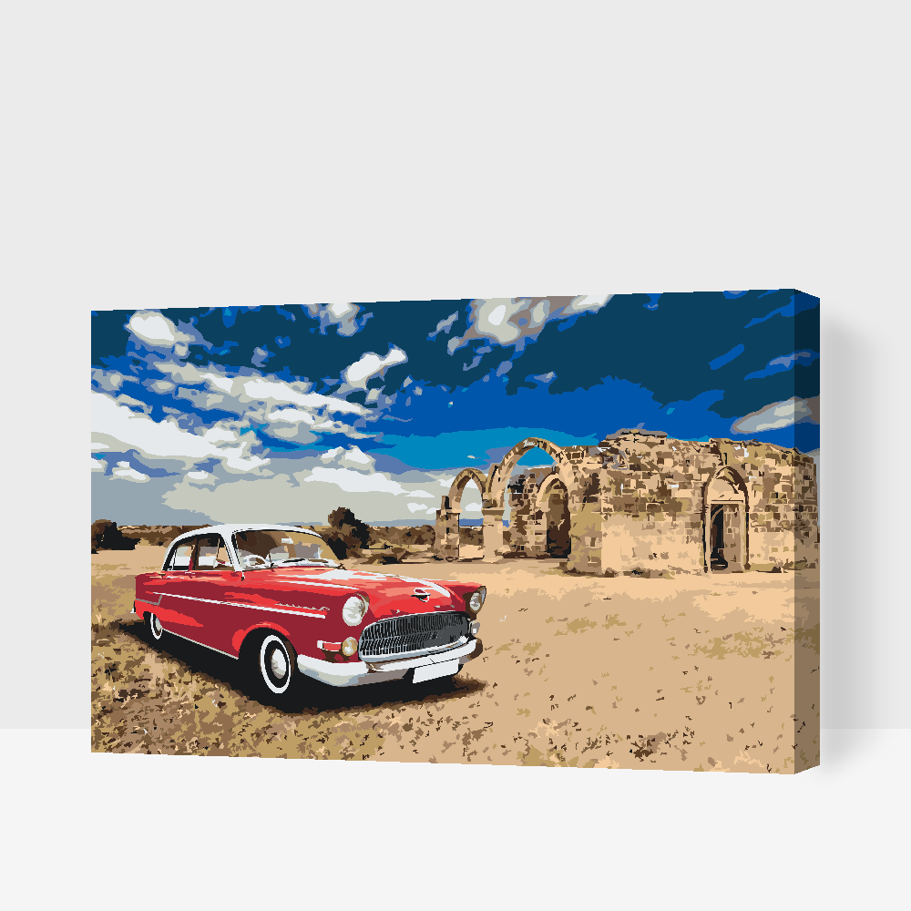 Paint by number - Retro bil