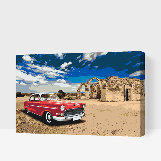 Paint by number - Retro bil