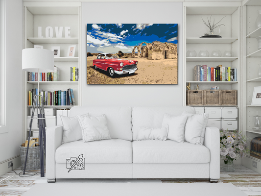 Paint by number - Retro bil