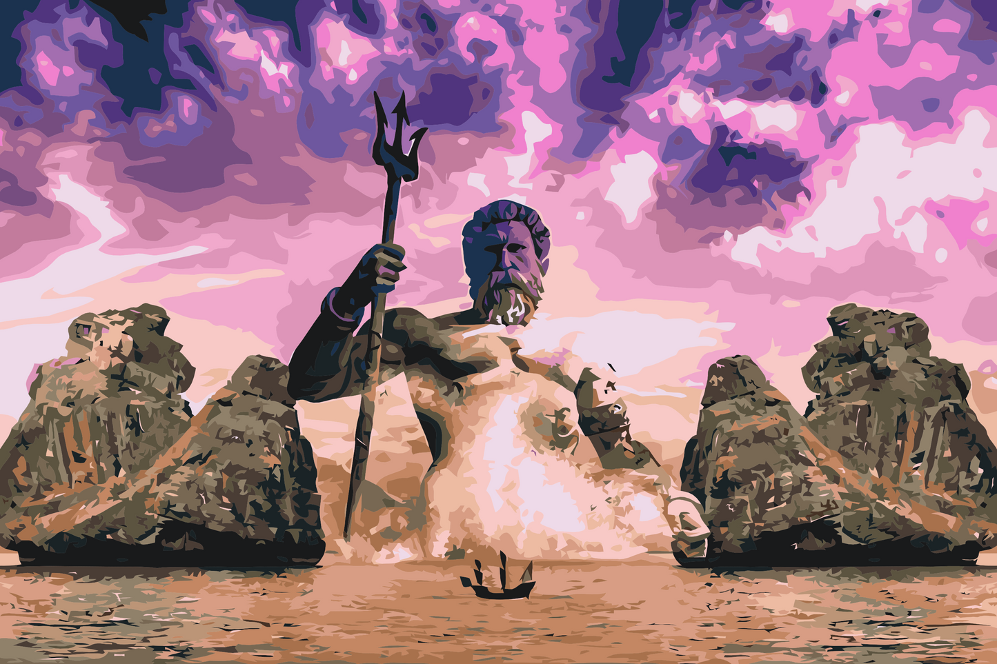 Paint by number - Poseidon 2