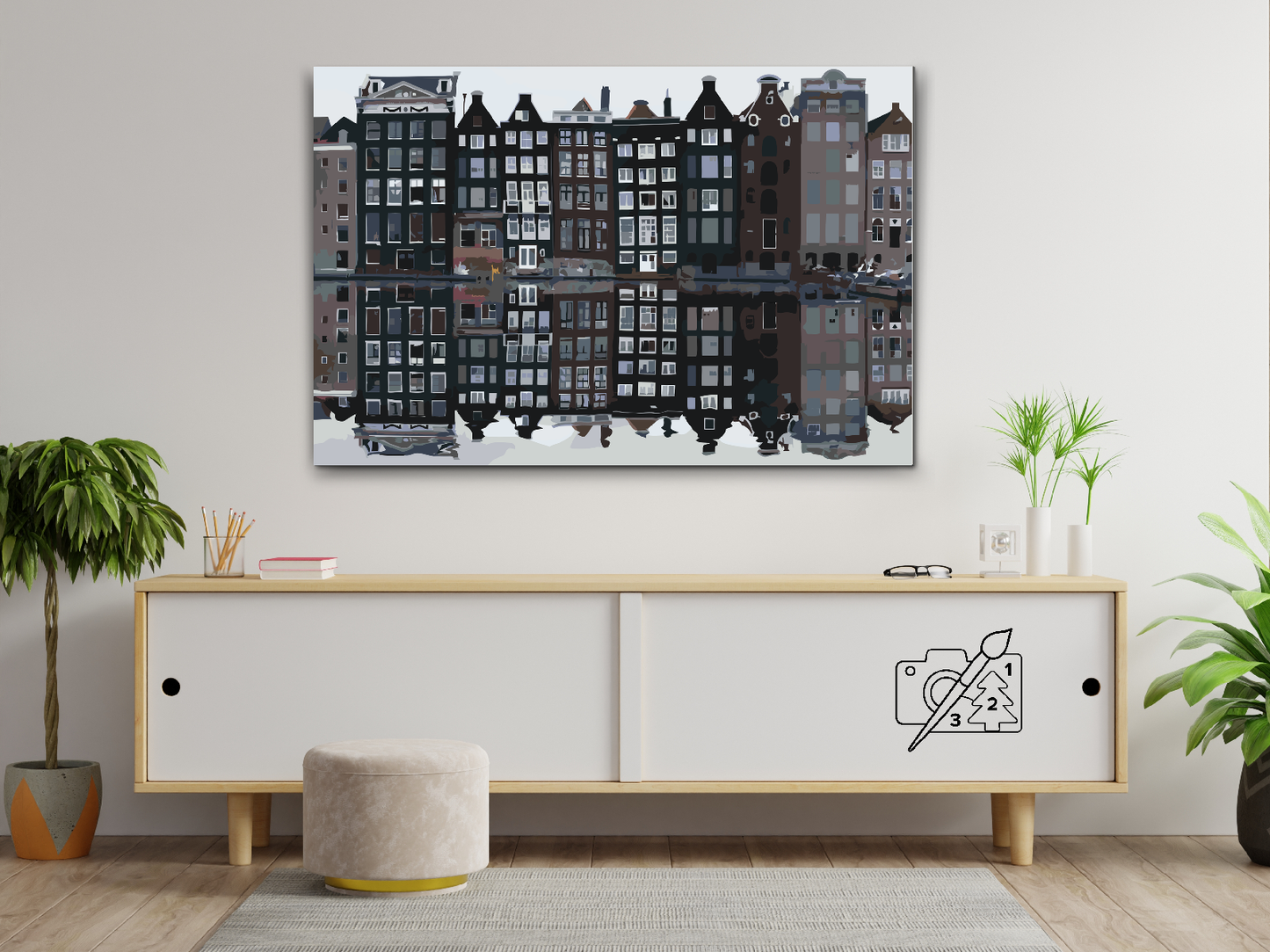 Paint by number - Amsterdam i Amsterdam
