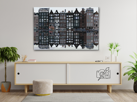 Paint by number - Amsterdam i Amsterdam