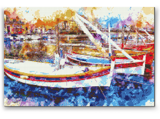 Diamond Paint - Farverig kaj