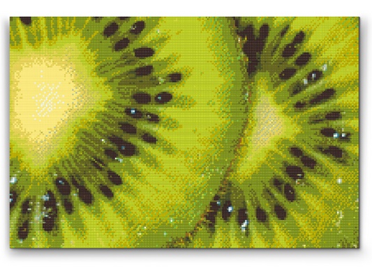 Diamond Paint - Kiwi-baggrund