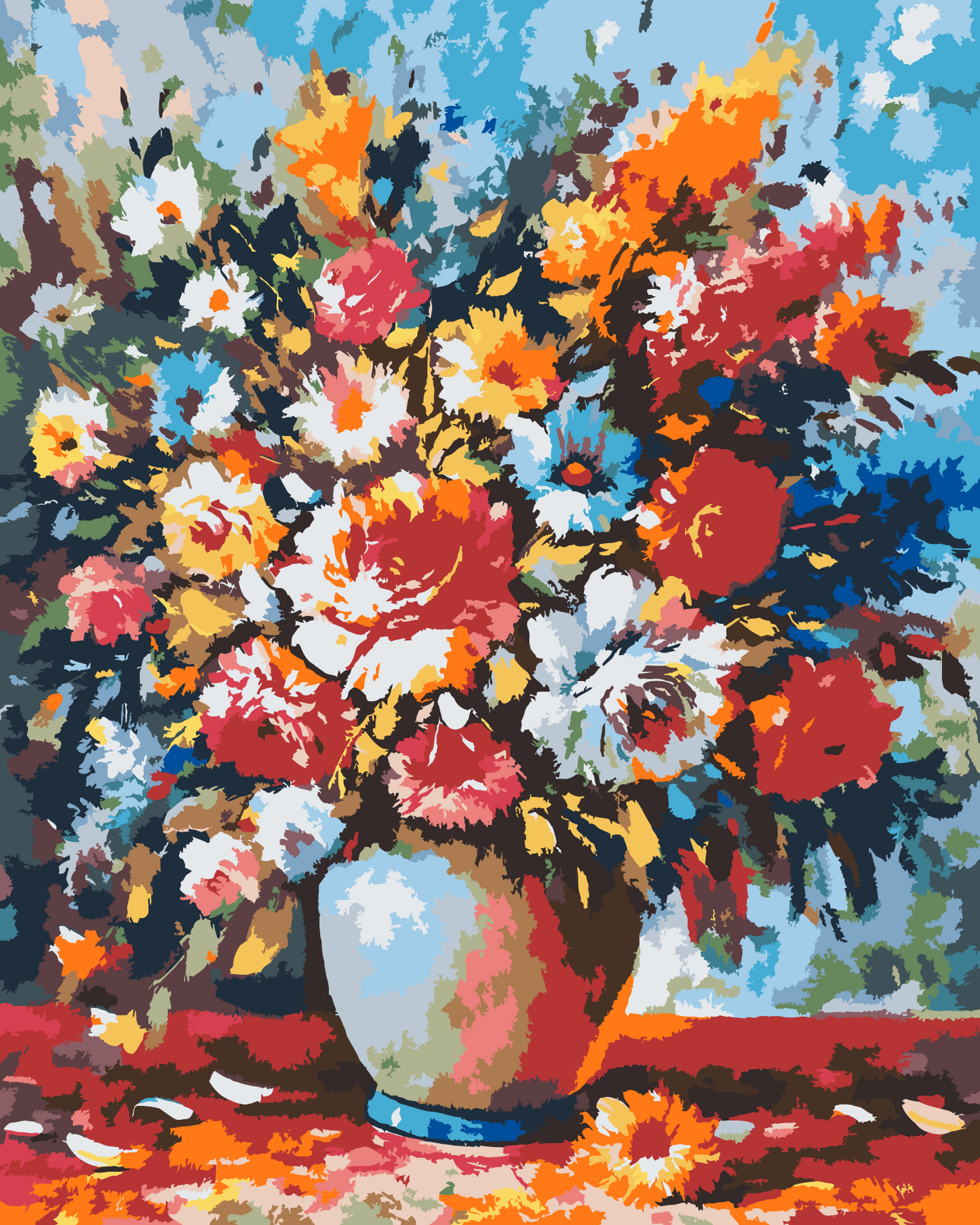 Paint by number - Sommerbuket