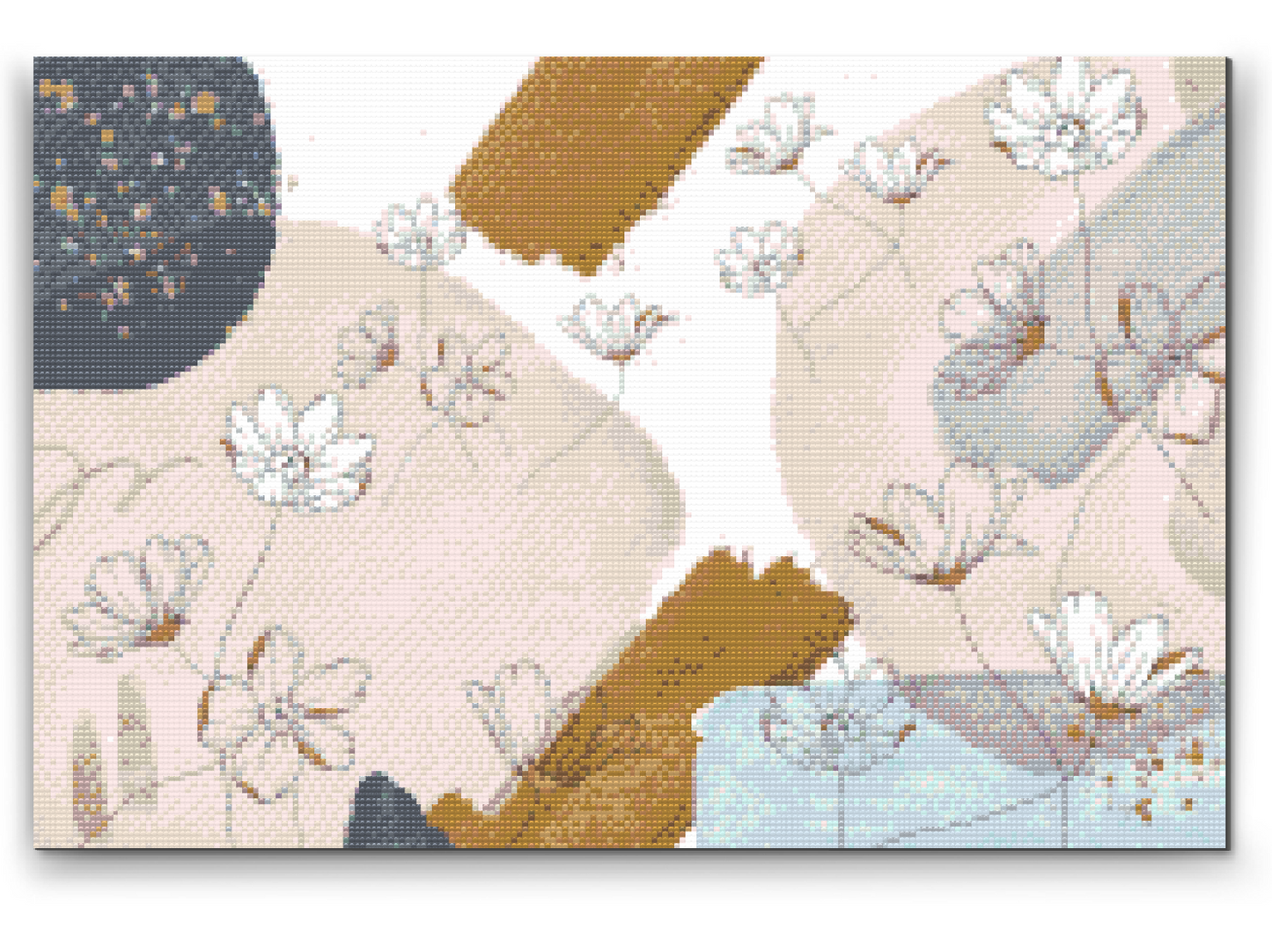 Diamond Paint - Blomsterbaggrund