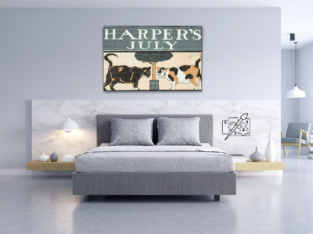 Diamond Paint - Harper's July