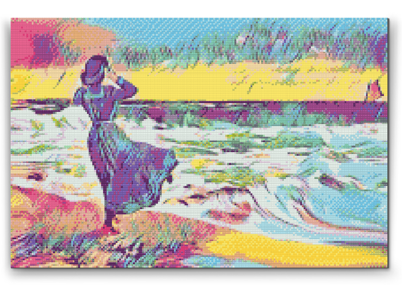 Diamond Paint - Damen på stranden