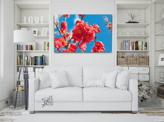 Diamond Paint - Ferskenblomst