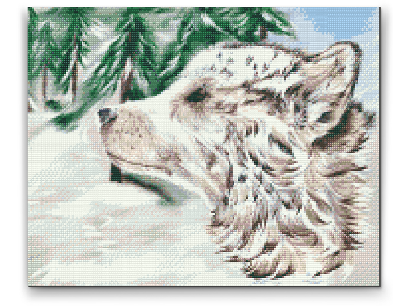 Diamond Paint - Hund i Sneen