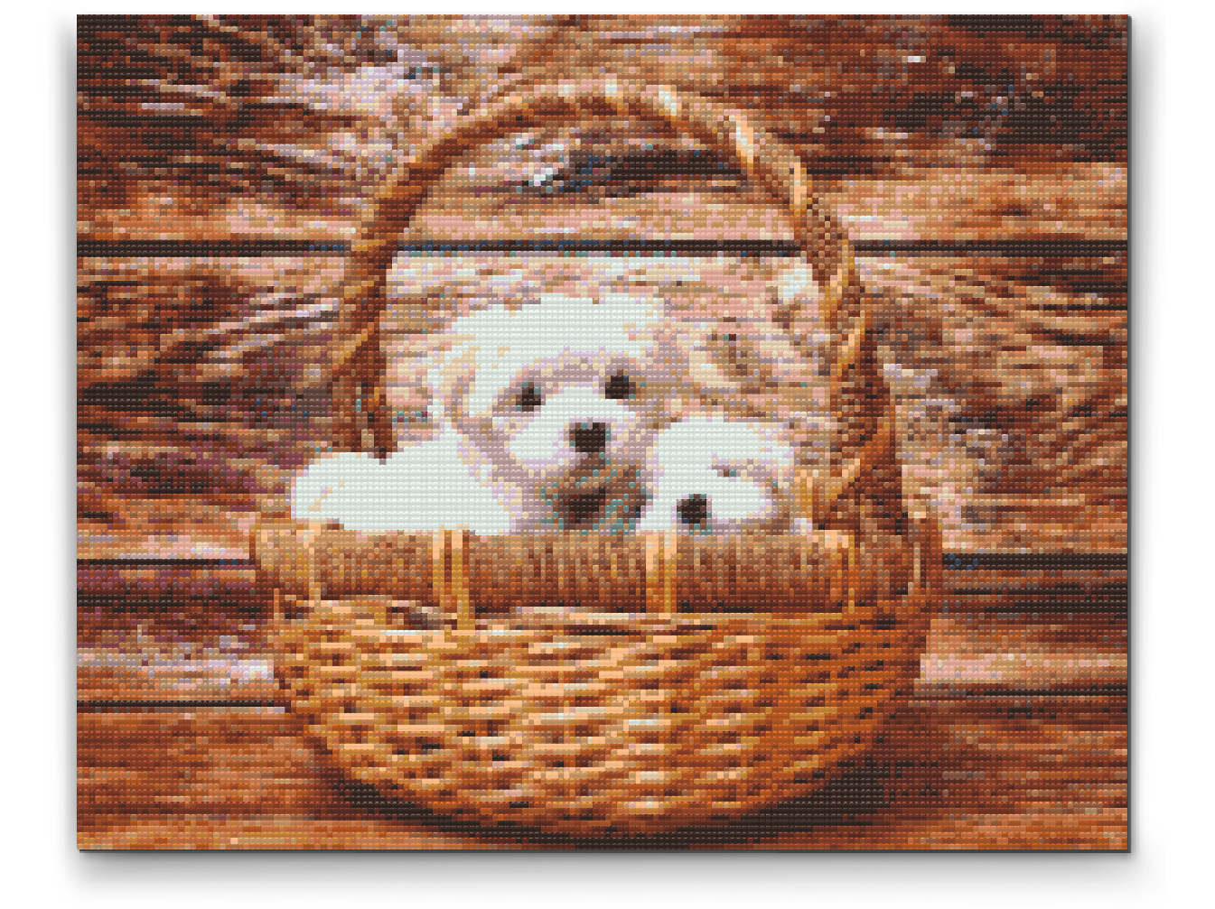 Diamond Paint - Hunde i kurven
