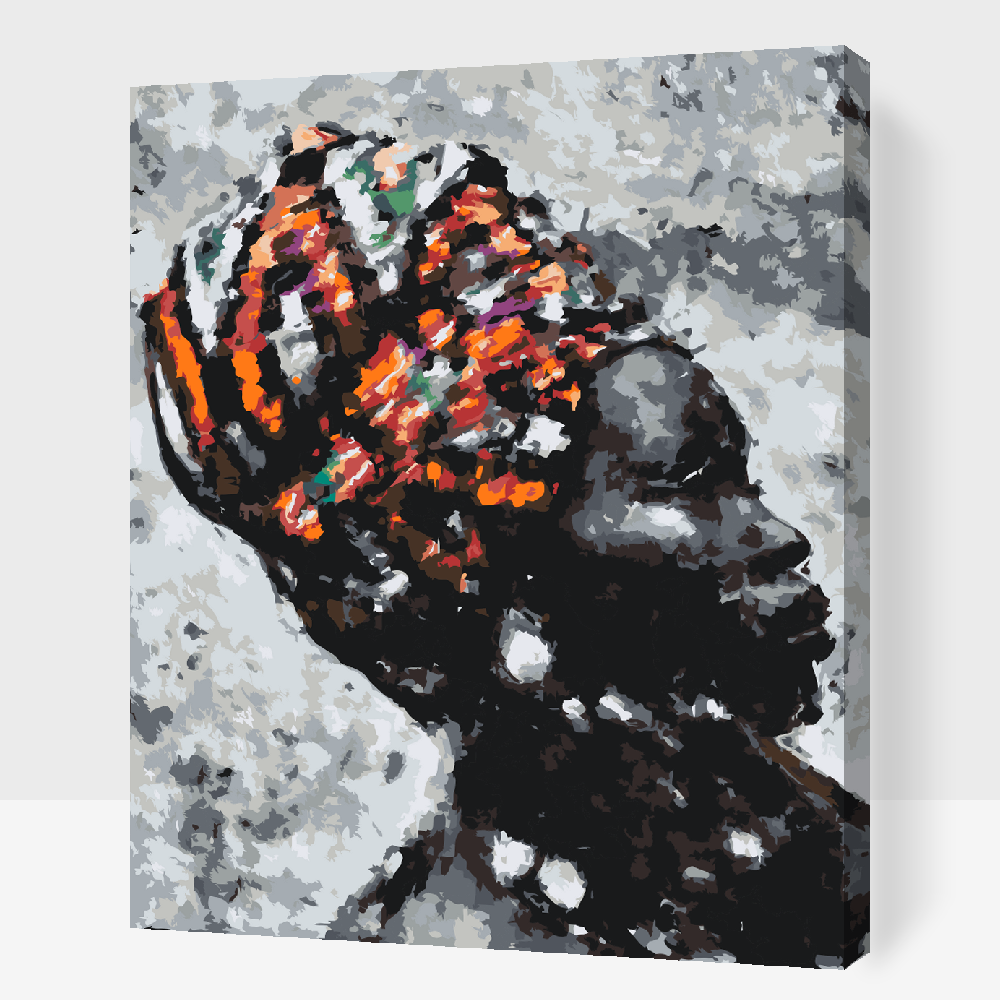 Paint by number - Afrikansk kvinde