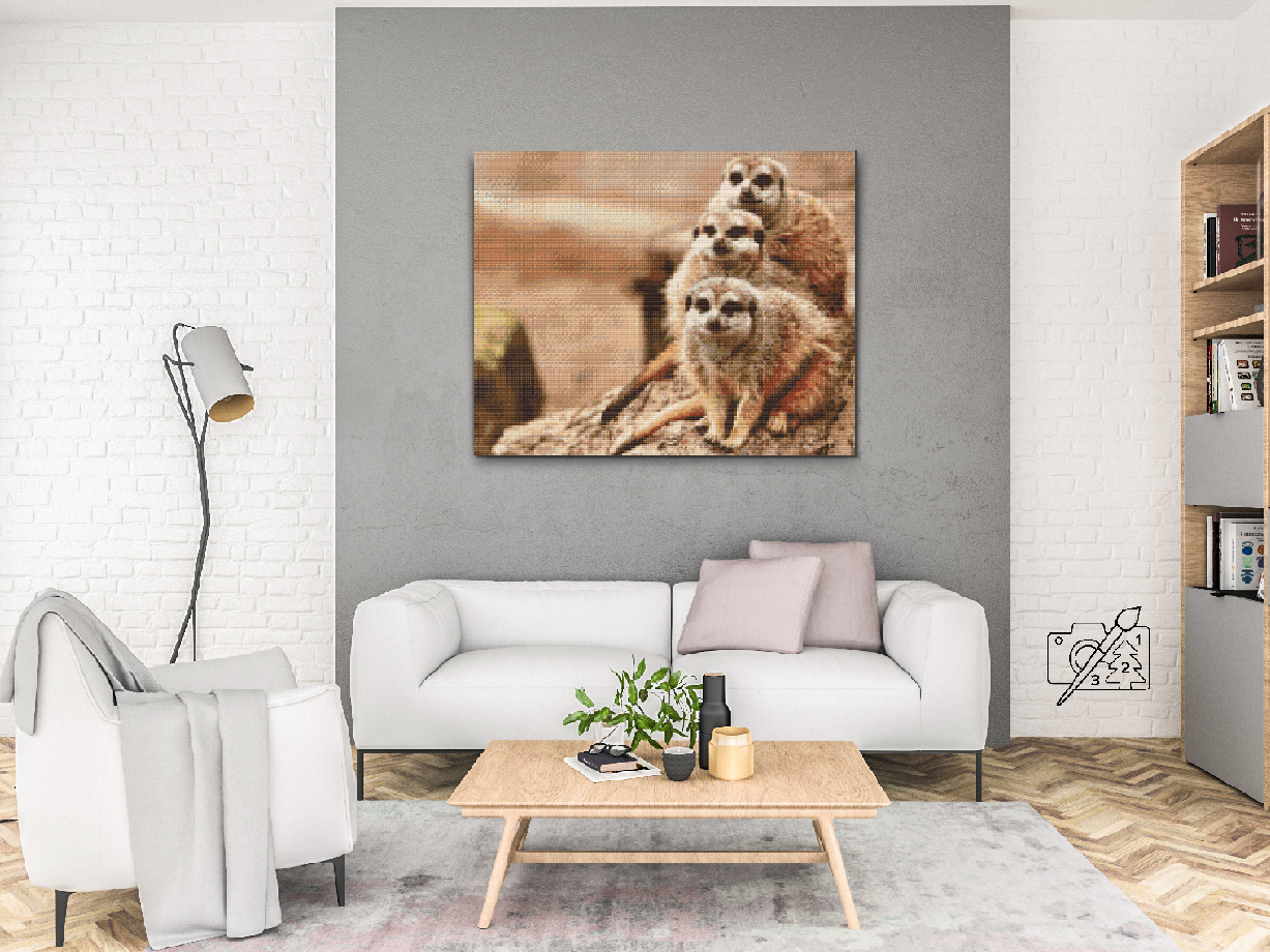 Diamond Paint - Safari Surikater