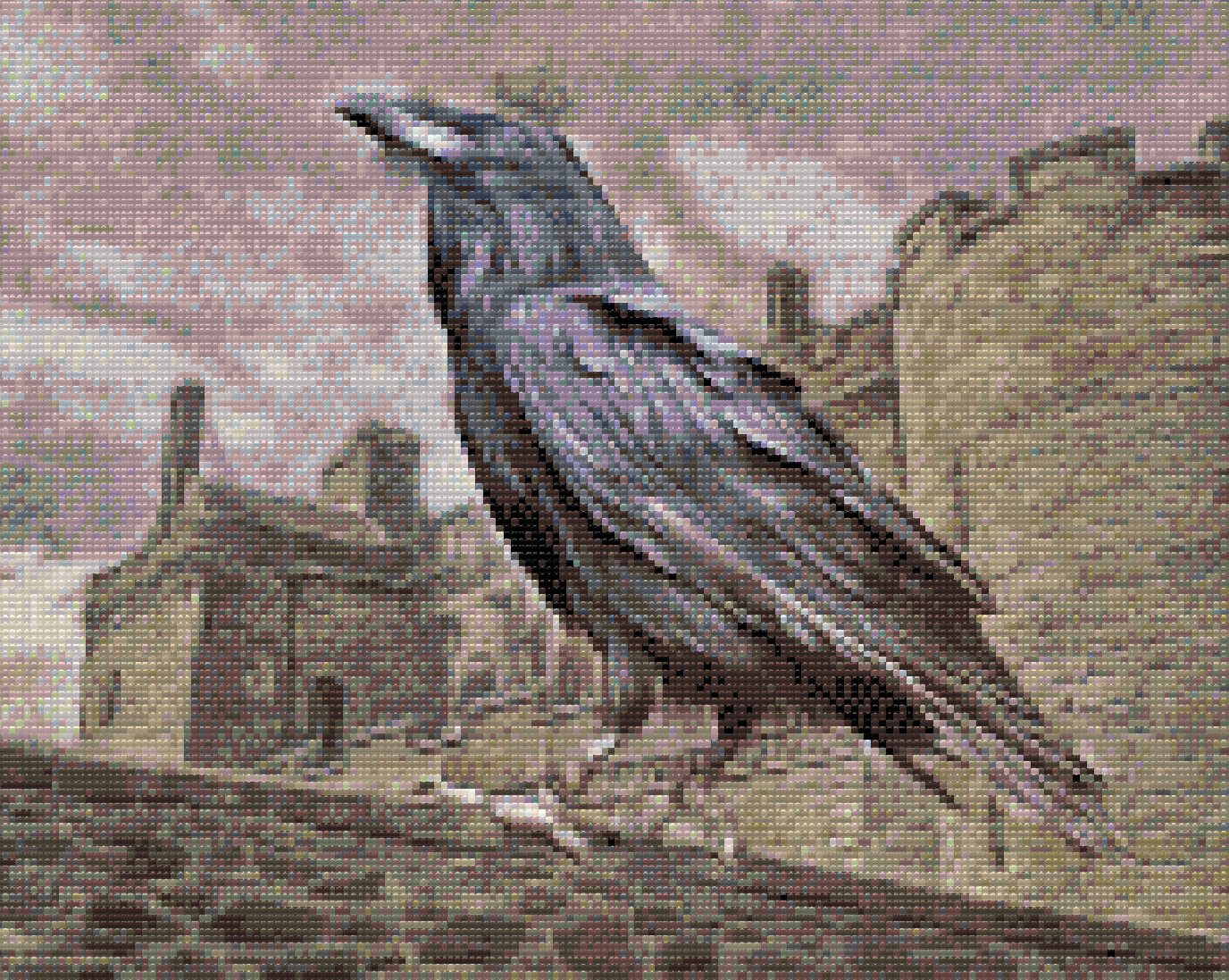 Diamond Paint - Kong Raven
