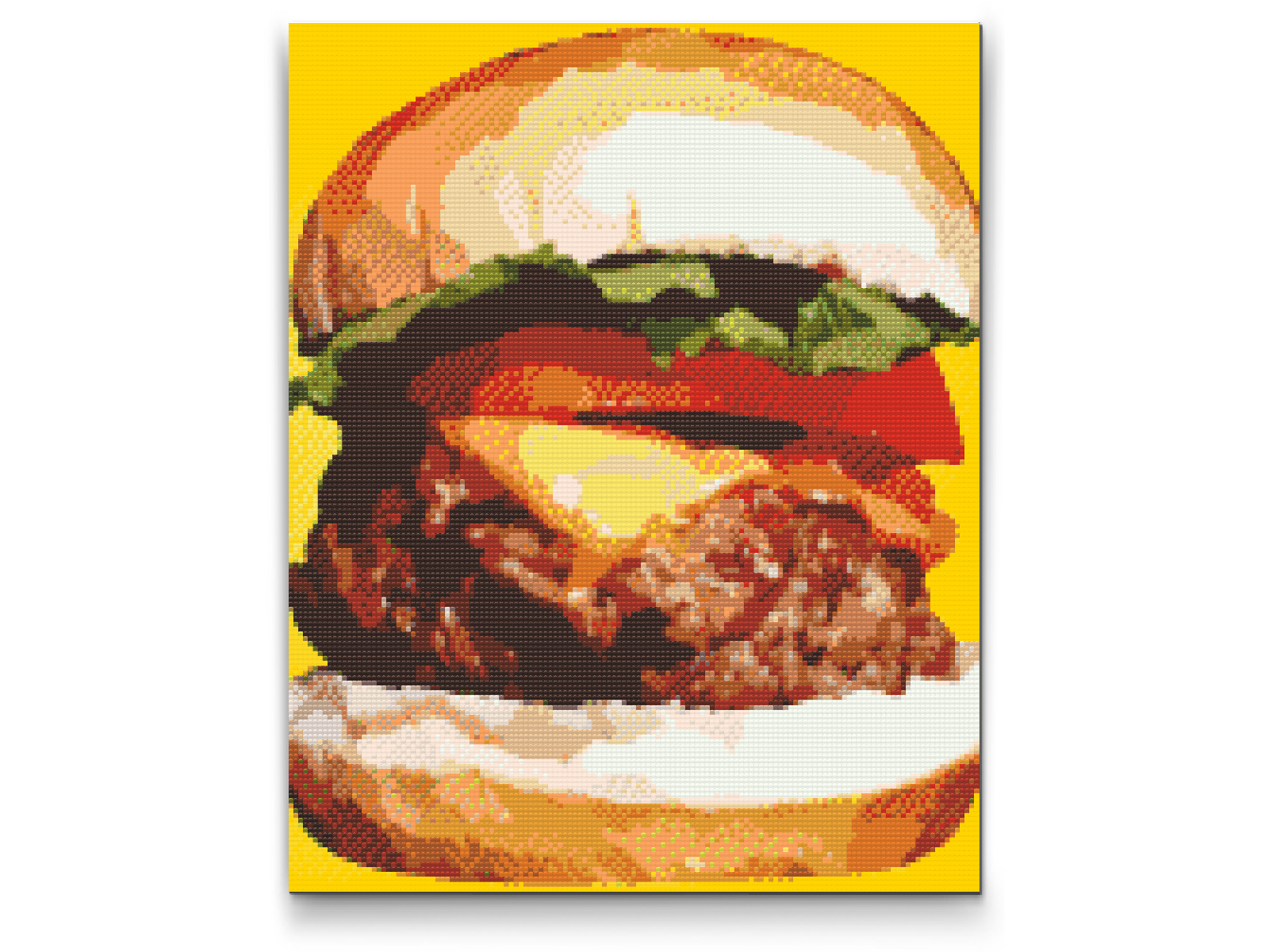 Diamond Paint - Burgerillustration