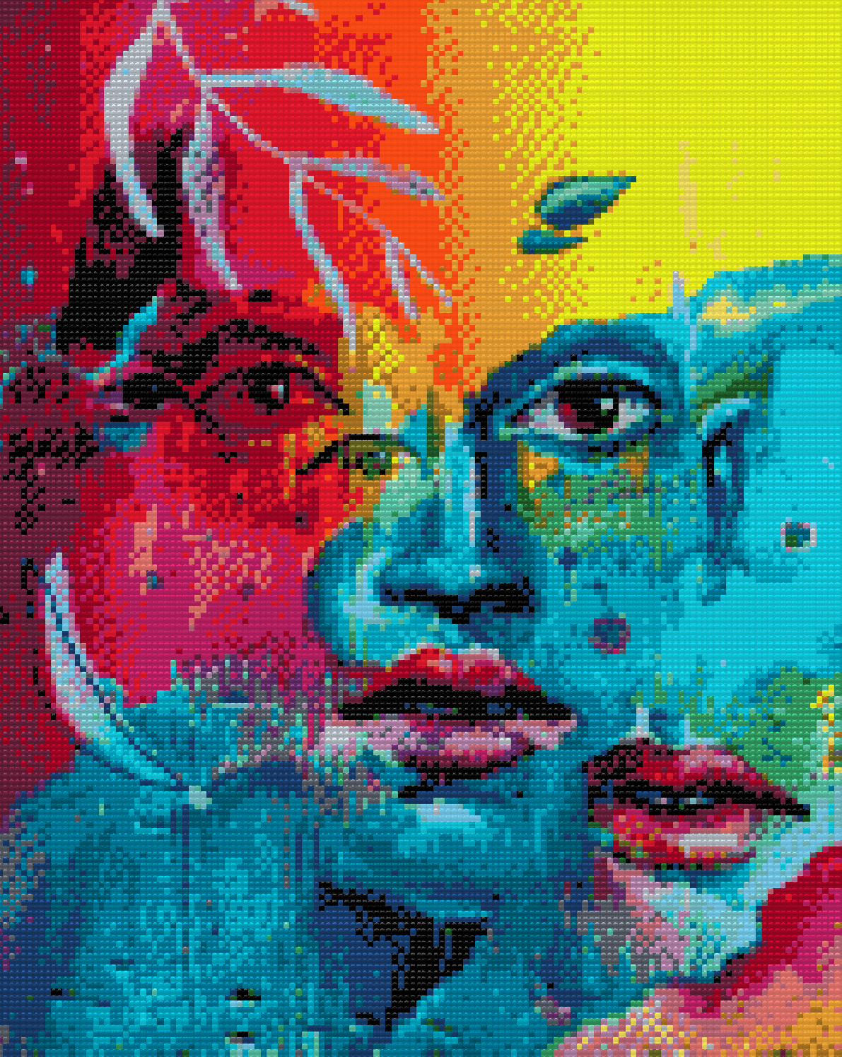 Diamond Paint - Mellem 4 Øjne