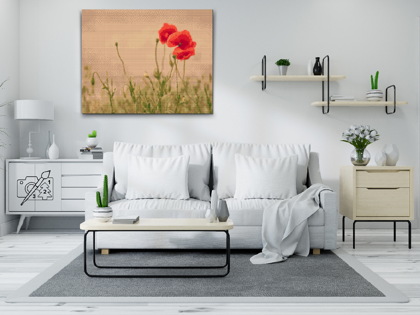 Diamond Paint - Red Weed 2