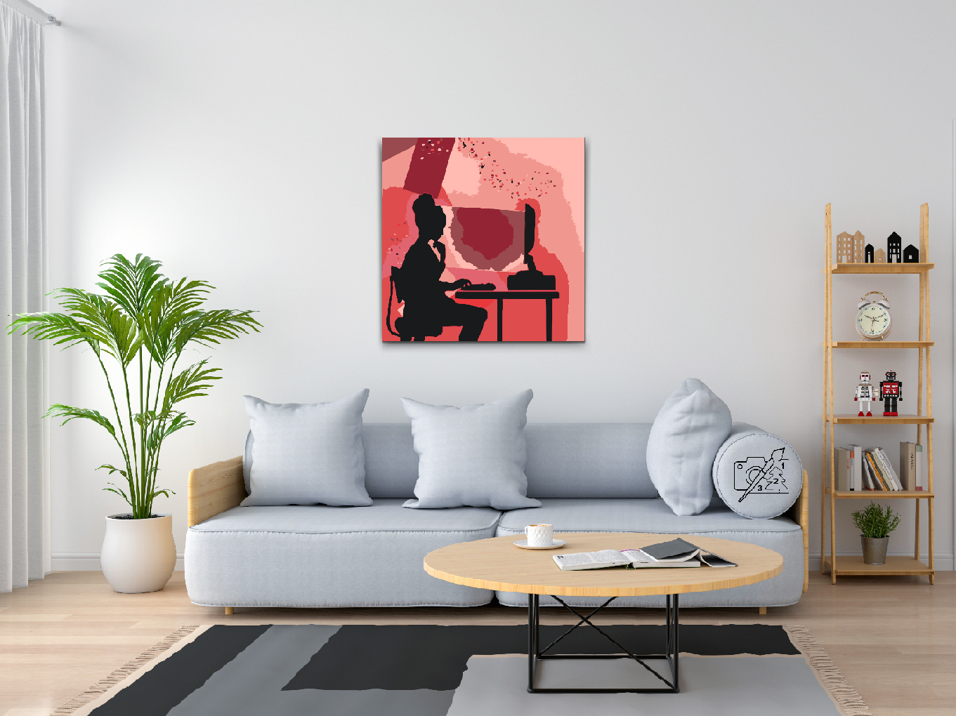 Paint by number - Computerarbejde