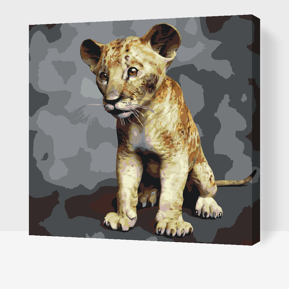 Paint by number - Lille Simba