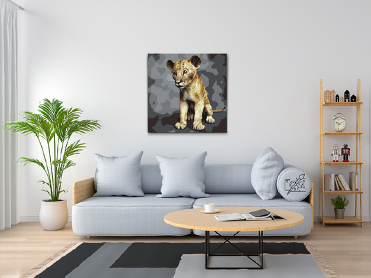 Paint by number - Lille Simba