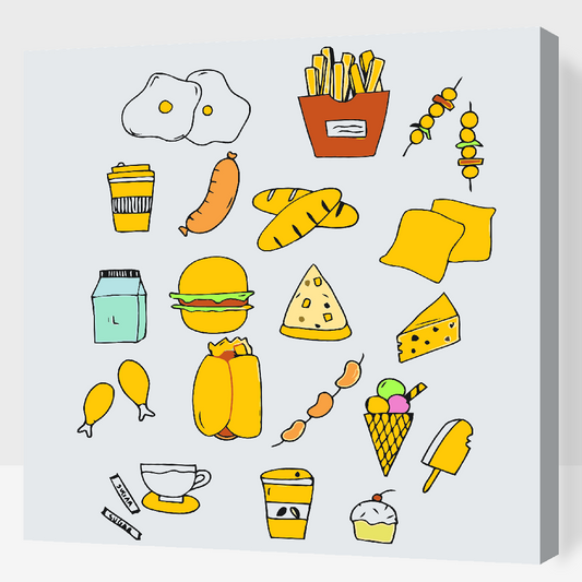 Paint by number - Snack