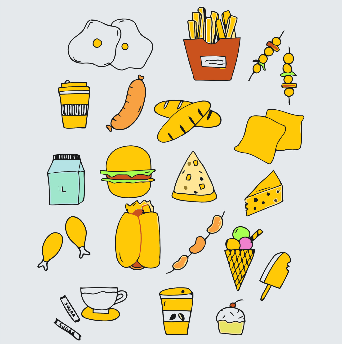 Paint by number - Snack