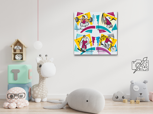 Paint by number - Mix af Sports 3