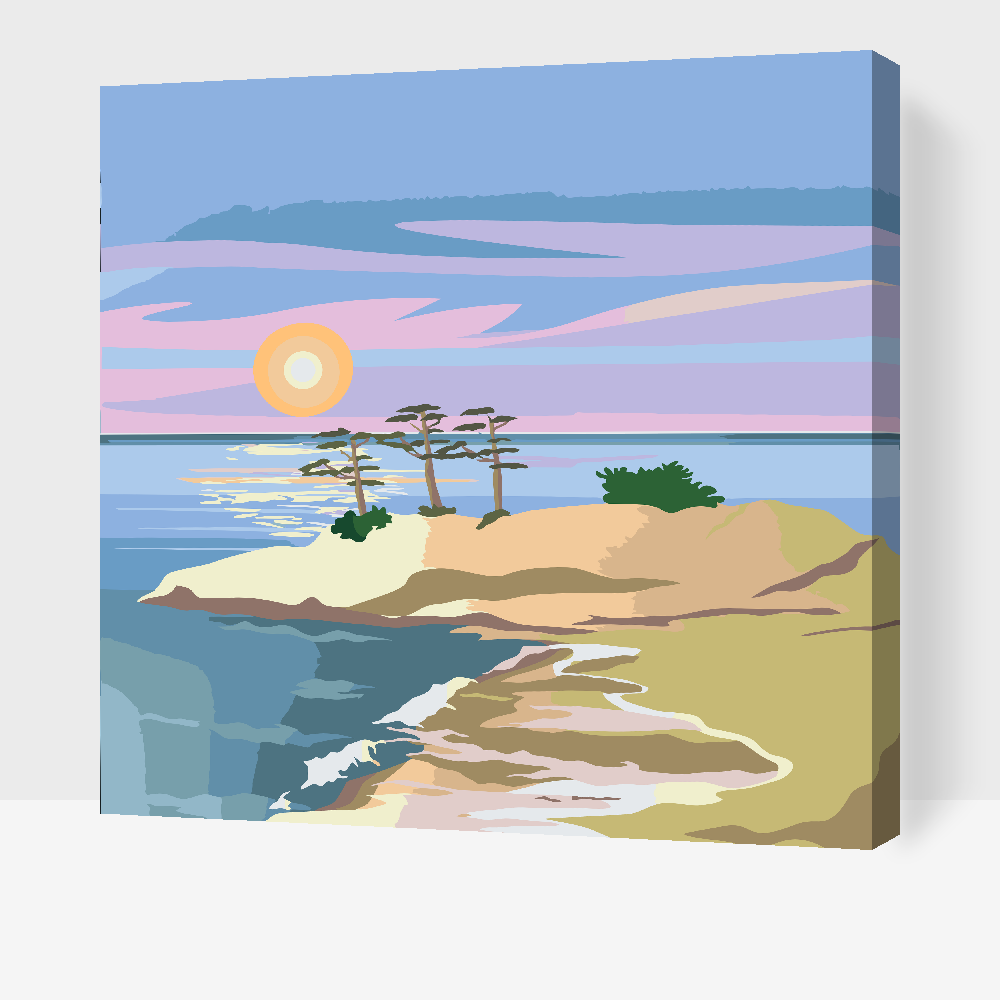 Paint by number - Ferie på øen