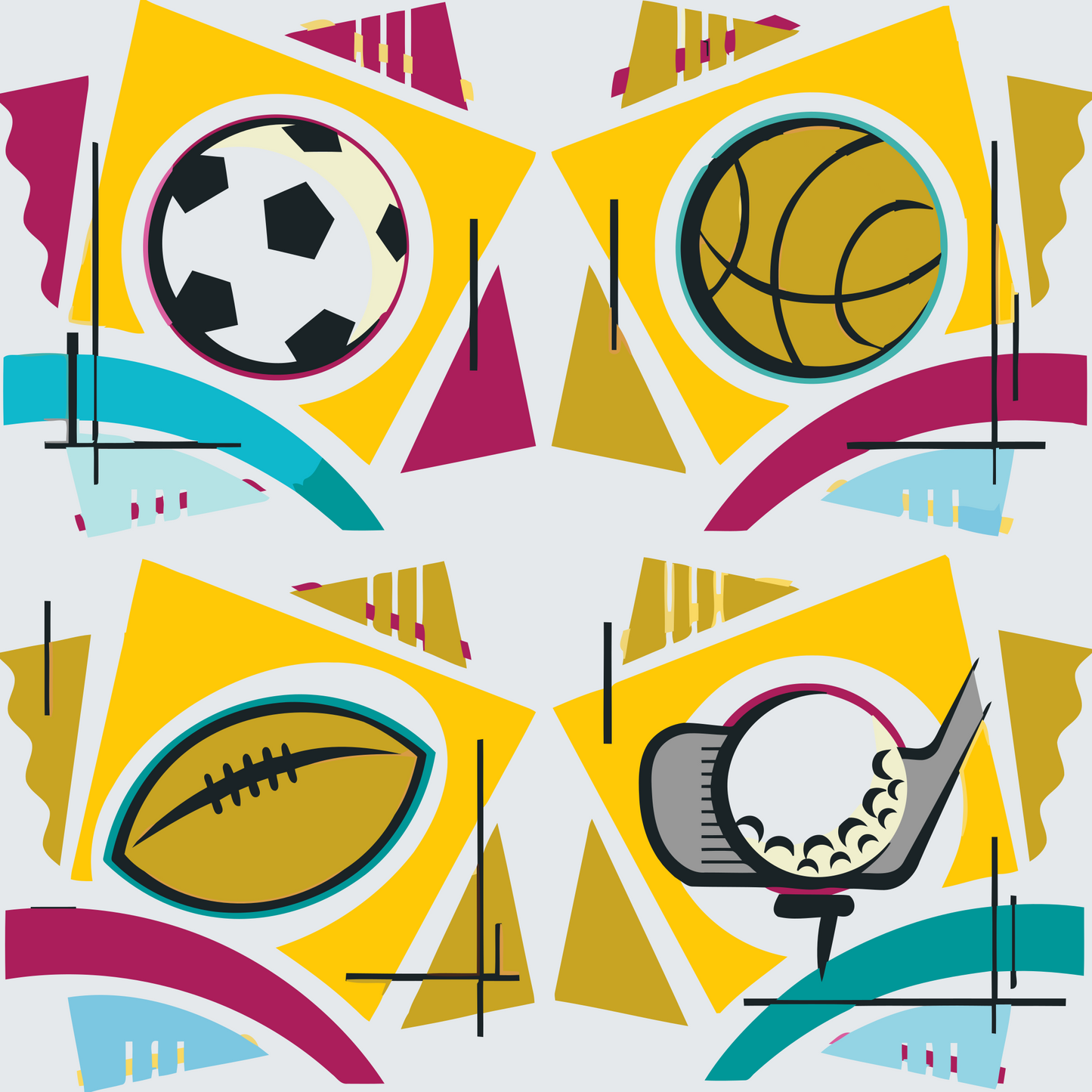 Paint by number - Mix af Sports 5