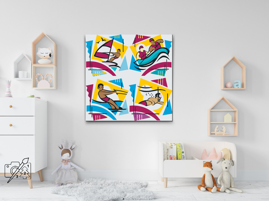 Paint by number - Mix af Sports 4