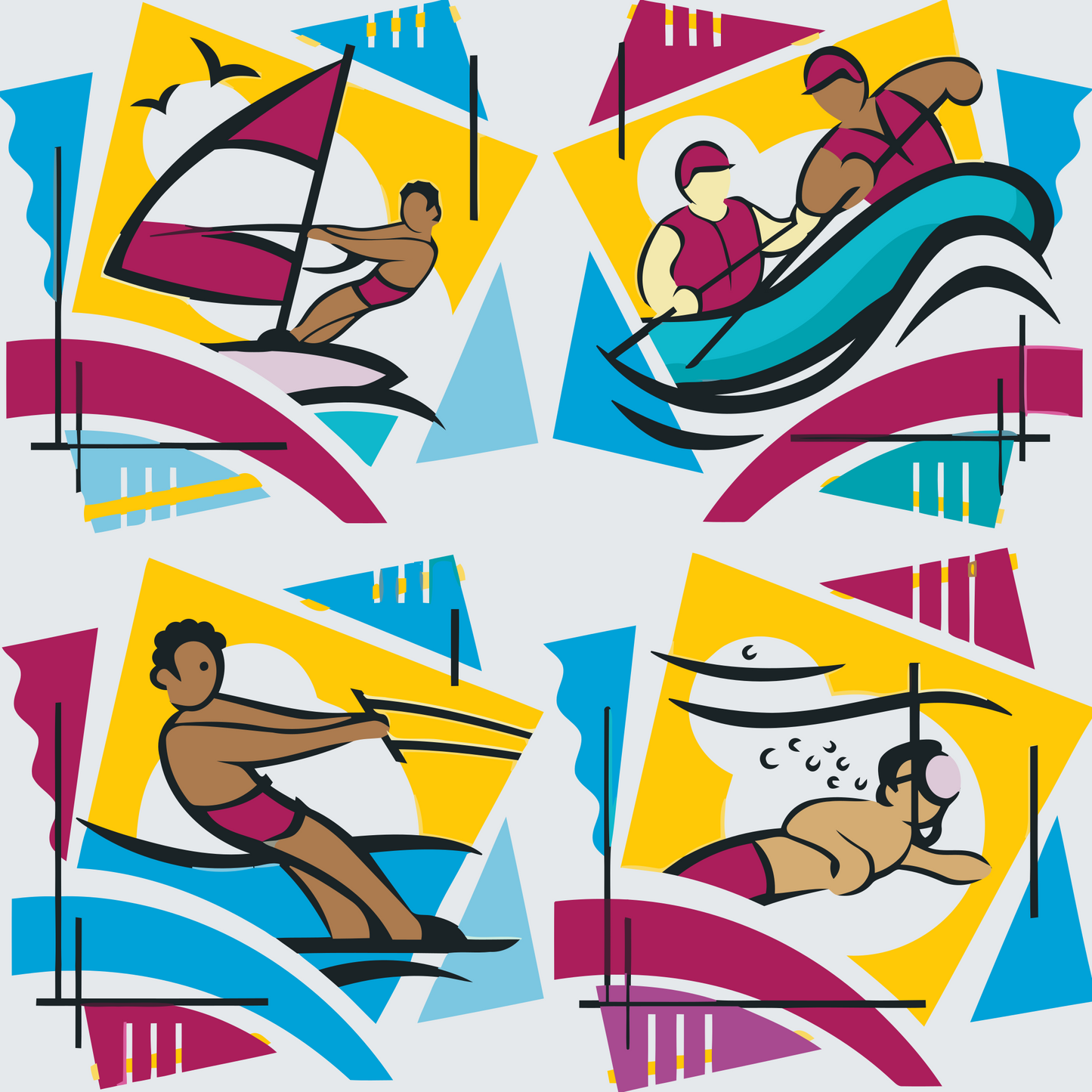 Paint by number - Mix af Sports 4