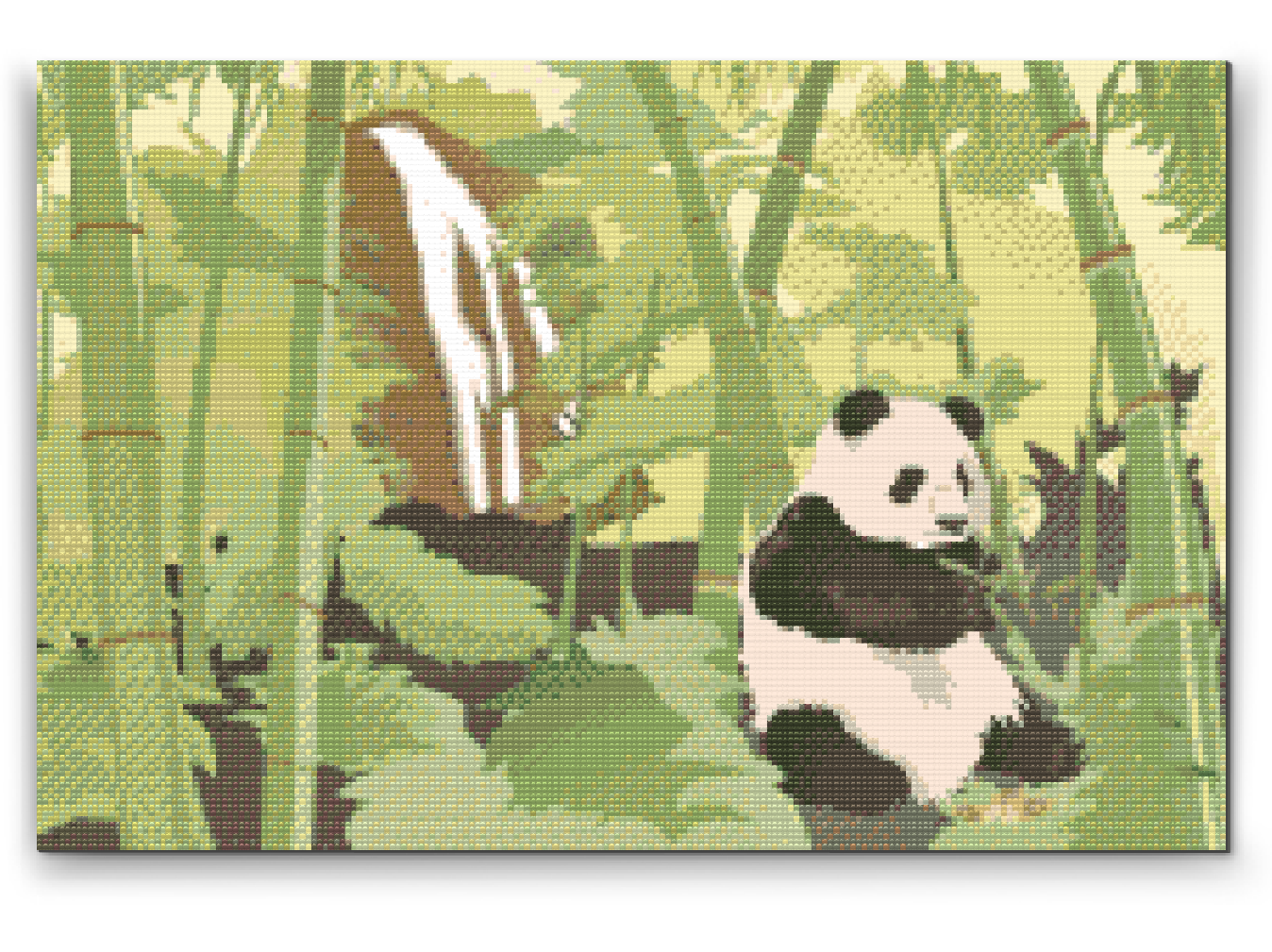 Diamond Paint - Panda i regnskoven