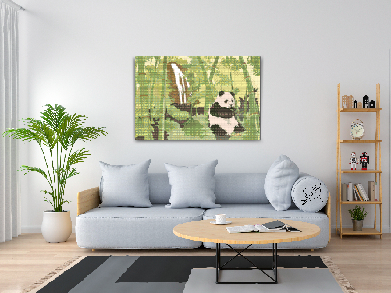 Diamond Paint - Panda i regnskoven