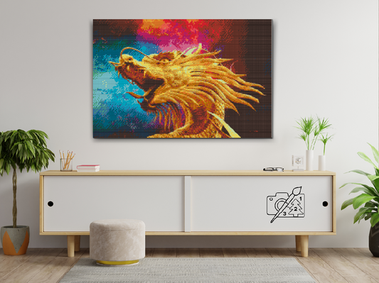 Diamond Paint - Den Gyldne Drage